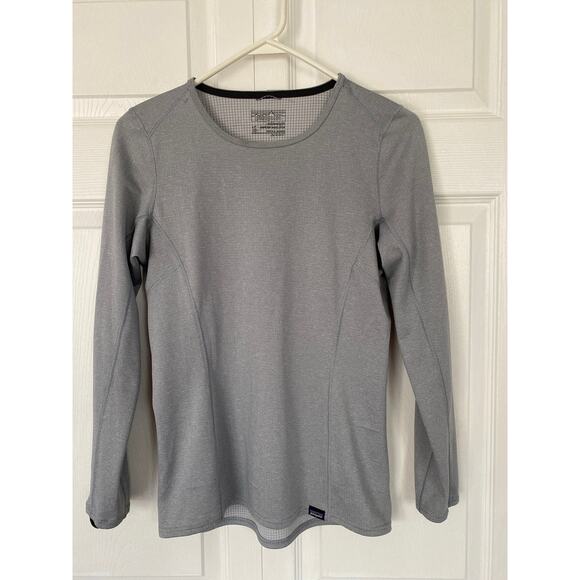 Patagonia Women's Capilene Midweight Crewneck Top Shirt Gray size XS - Picture 1 of 11